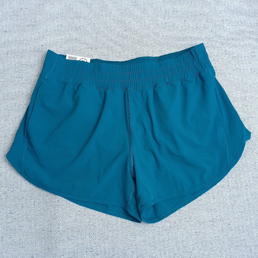 Member's Mark Motion Short Womens XL Teal New 4 Inch Inseam Activewear Pockets